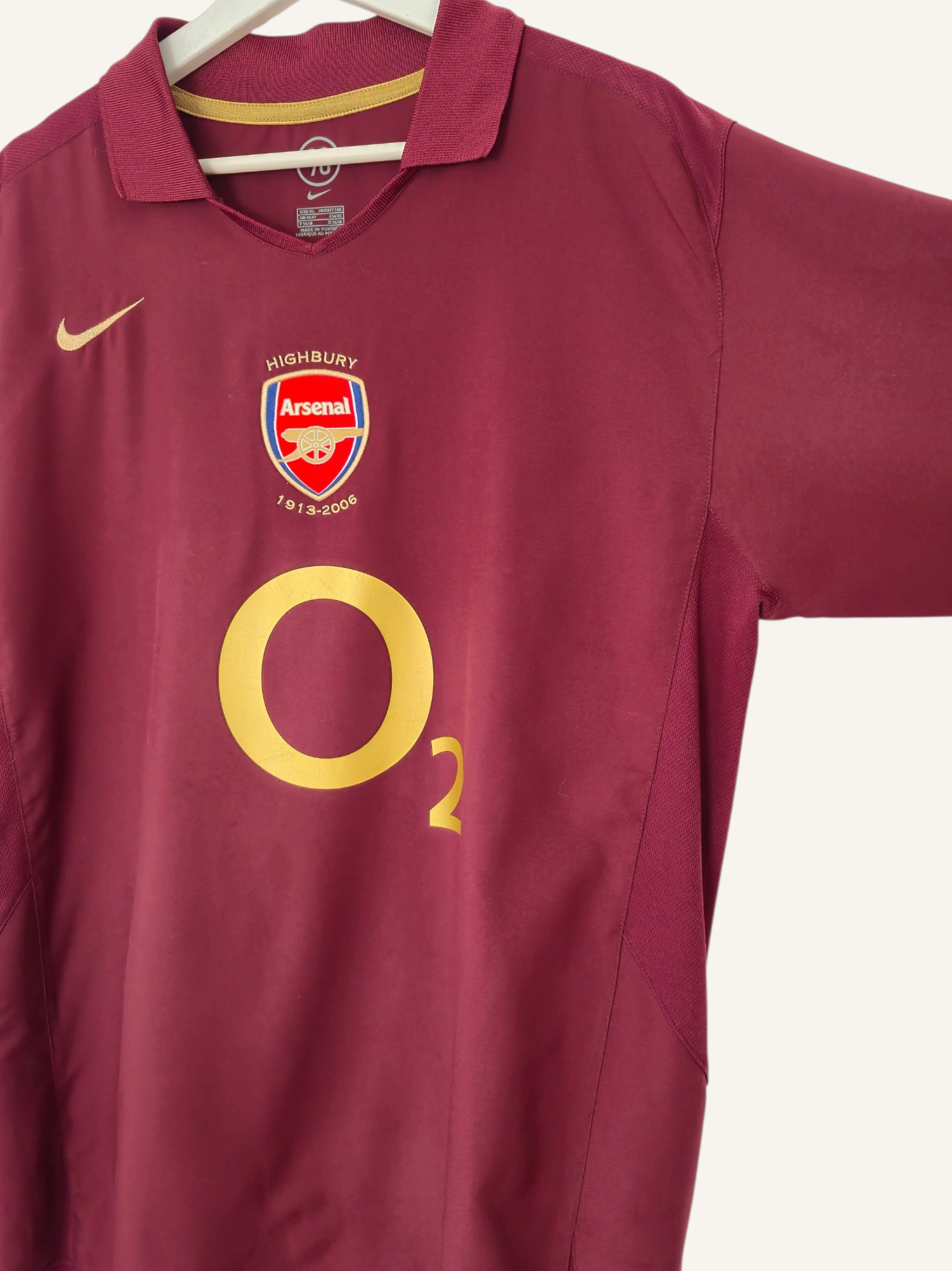 Arsenal FC 2005-2006 Henry Highbury Home Shirt (XL)
