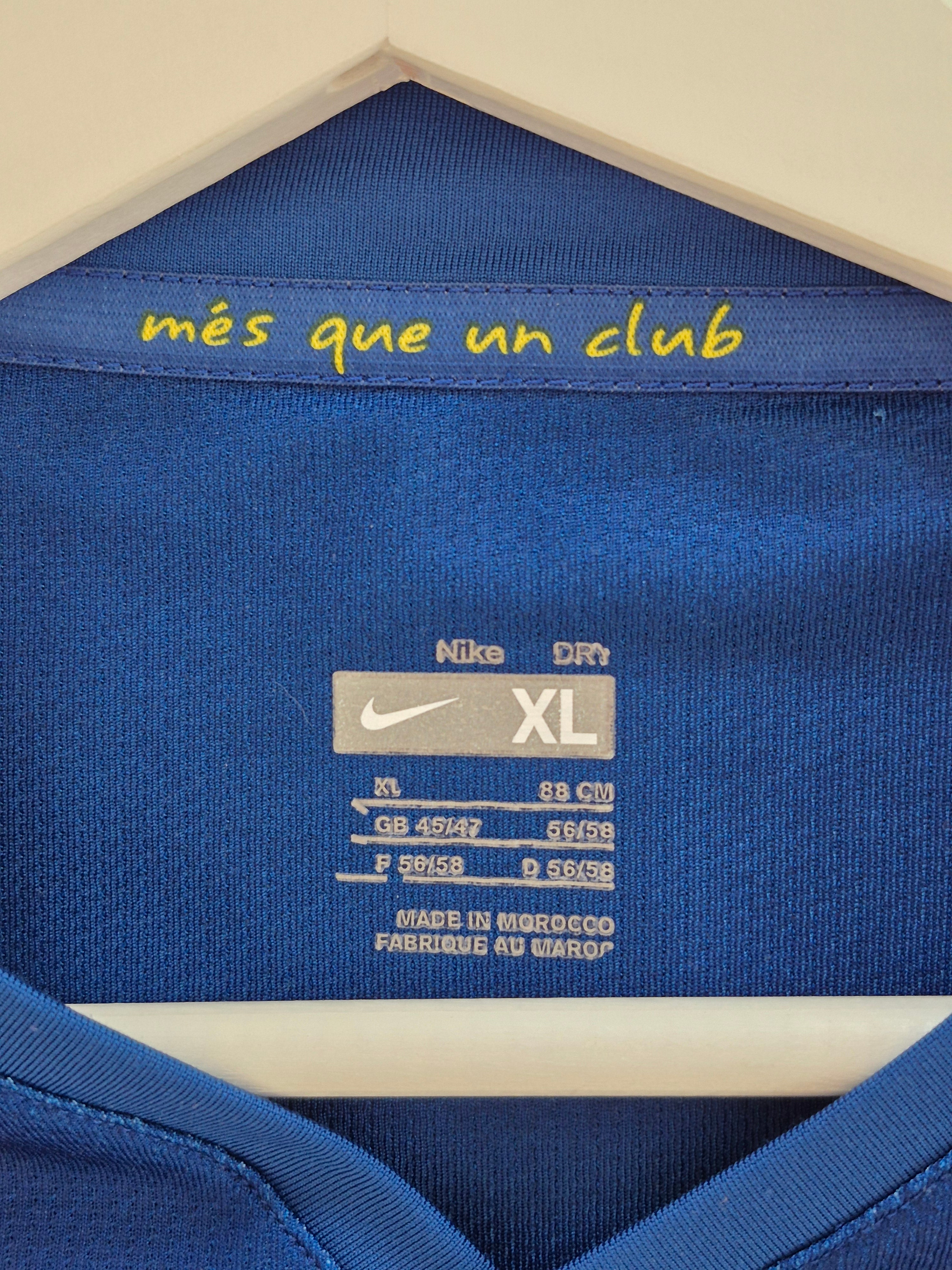 FC Barcelona 2007-2008 Messi Anniversary Home Shirt (XL)