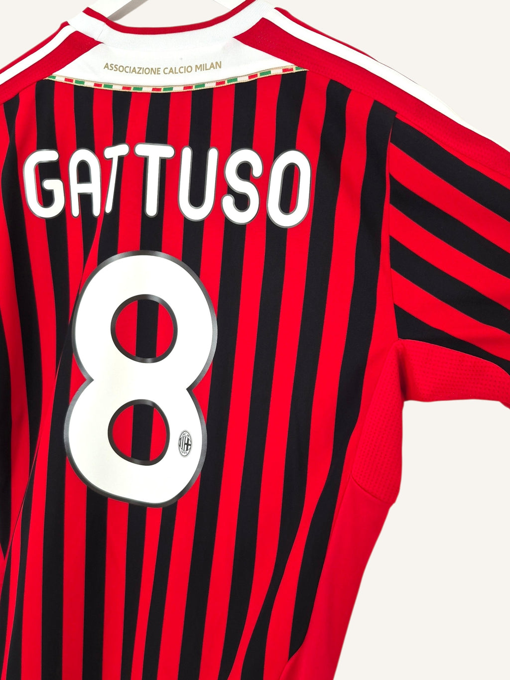 AC Milan 2011-2012 Gattuso Home Shirt (L)
