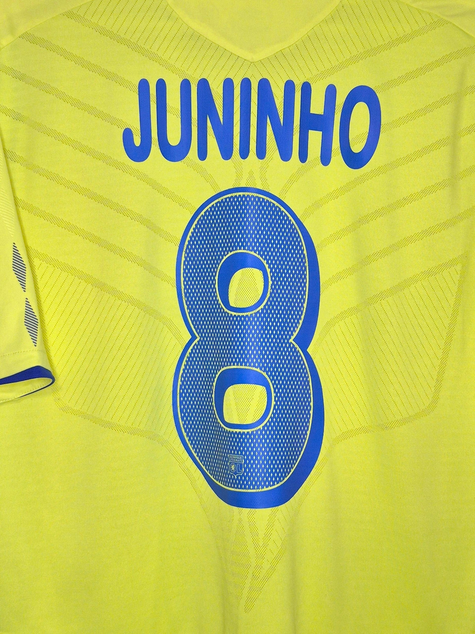 Olympique Lyonnais 2008-2009 Juninho Third Shirt (L)