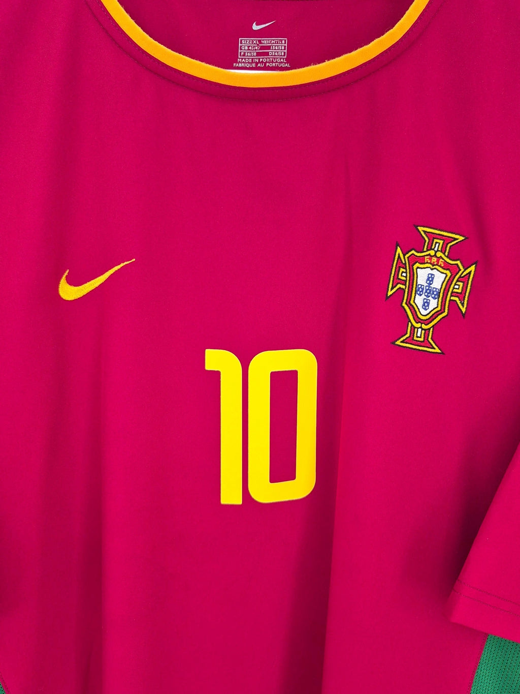 Portugal 2002-2004 Rui Costa World Cup Home Shirt (XL)