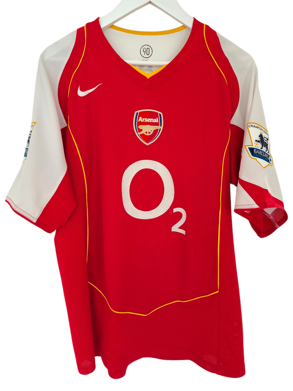 Arsenal FC 2004-2005 Henry Home Shirt (L)