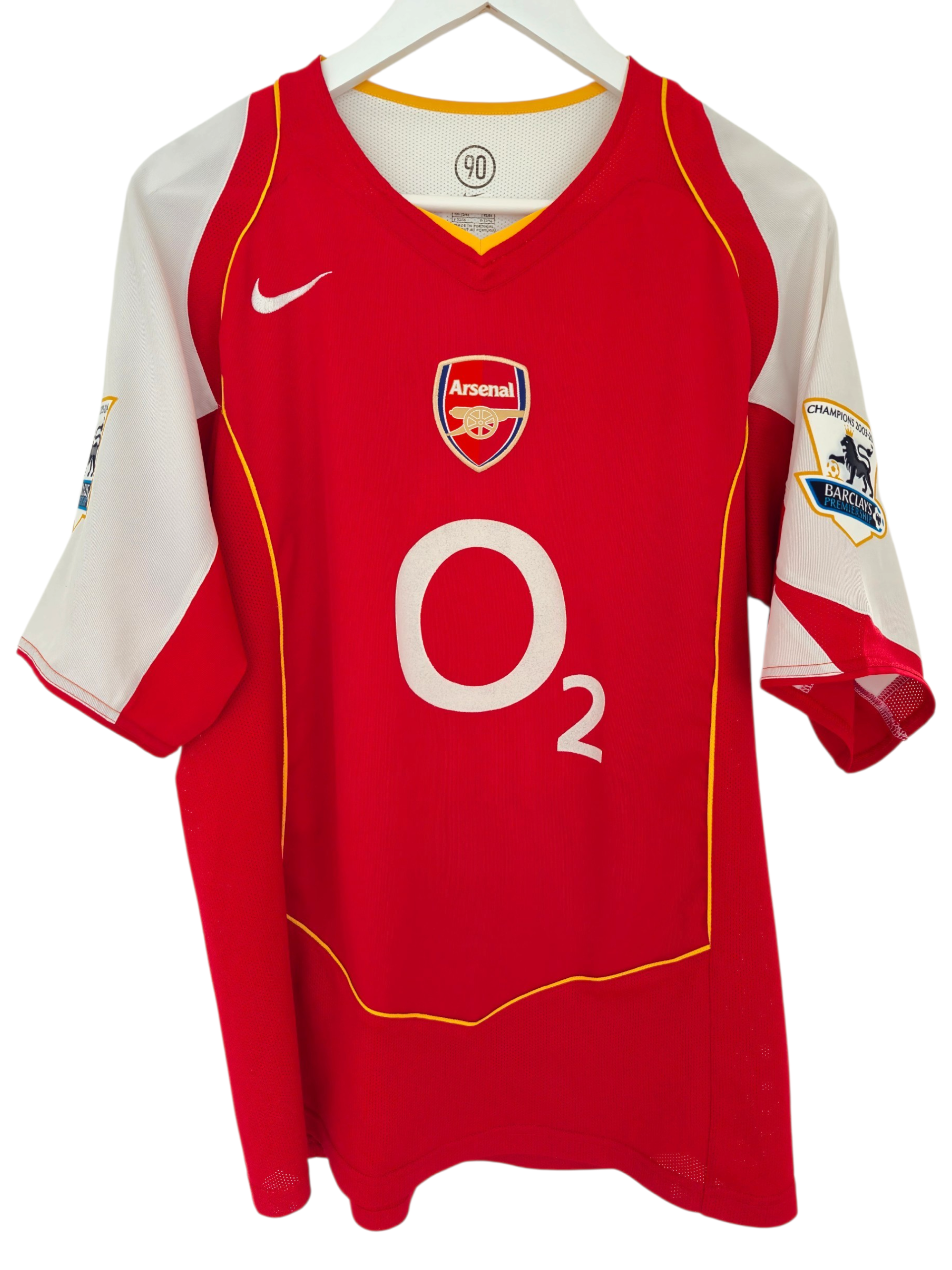 Arsenal FC 2004-2005 Henry Home Shirt (L)