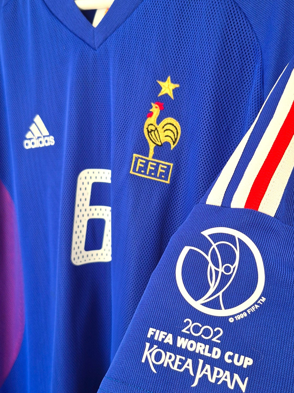 France 2002-2004 Djorkaeff World Cup Home Shirt (XL)