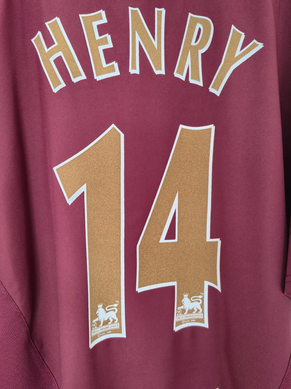 Arsenal FC 2005-2006 Henry Highbury Home Shirt (XL)