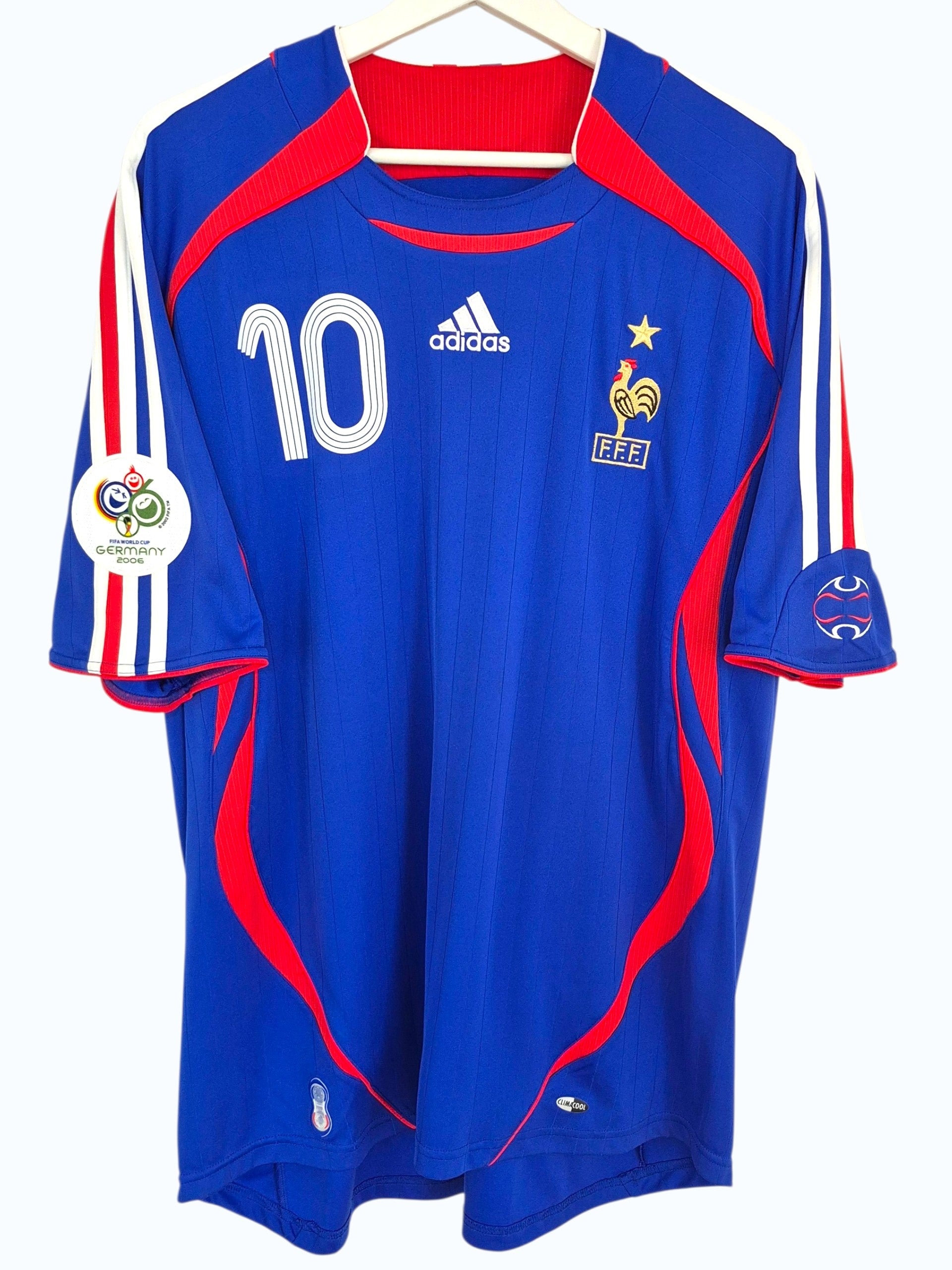 France World Cup 2006 Zudane Home Shirt (XL)