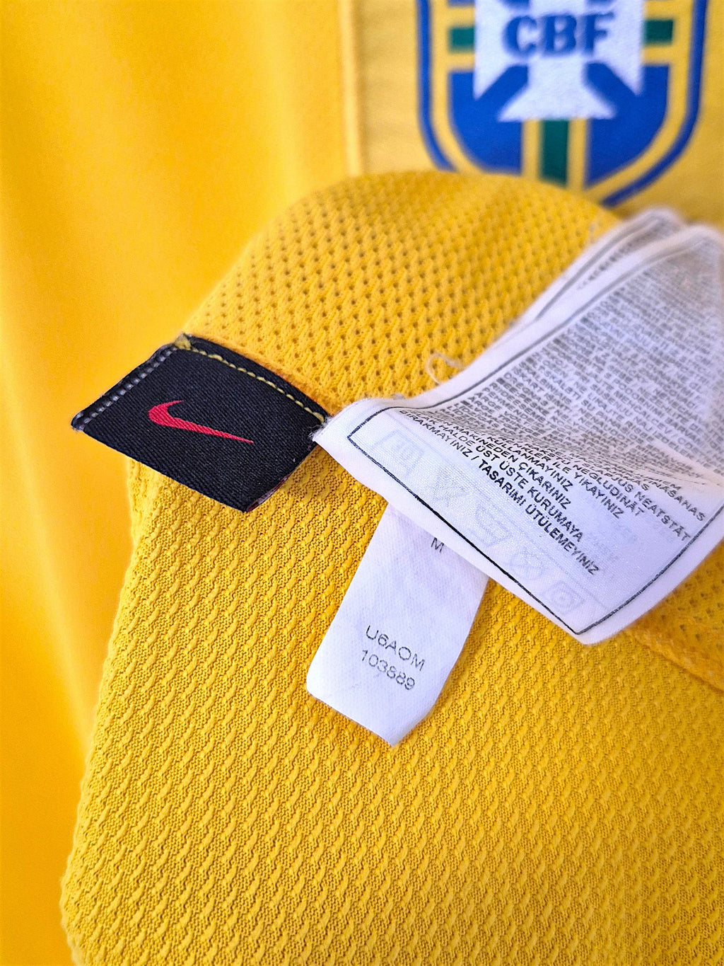 Brazil World Cup 2006 Ronaldo Home Shirt (M)