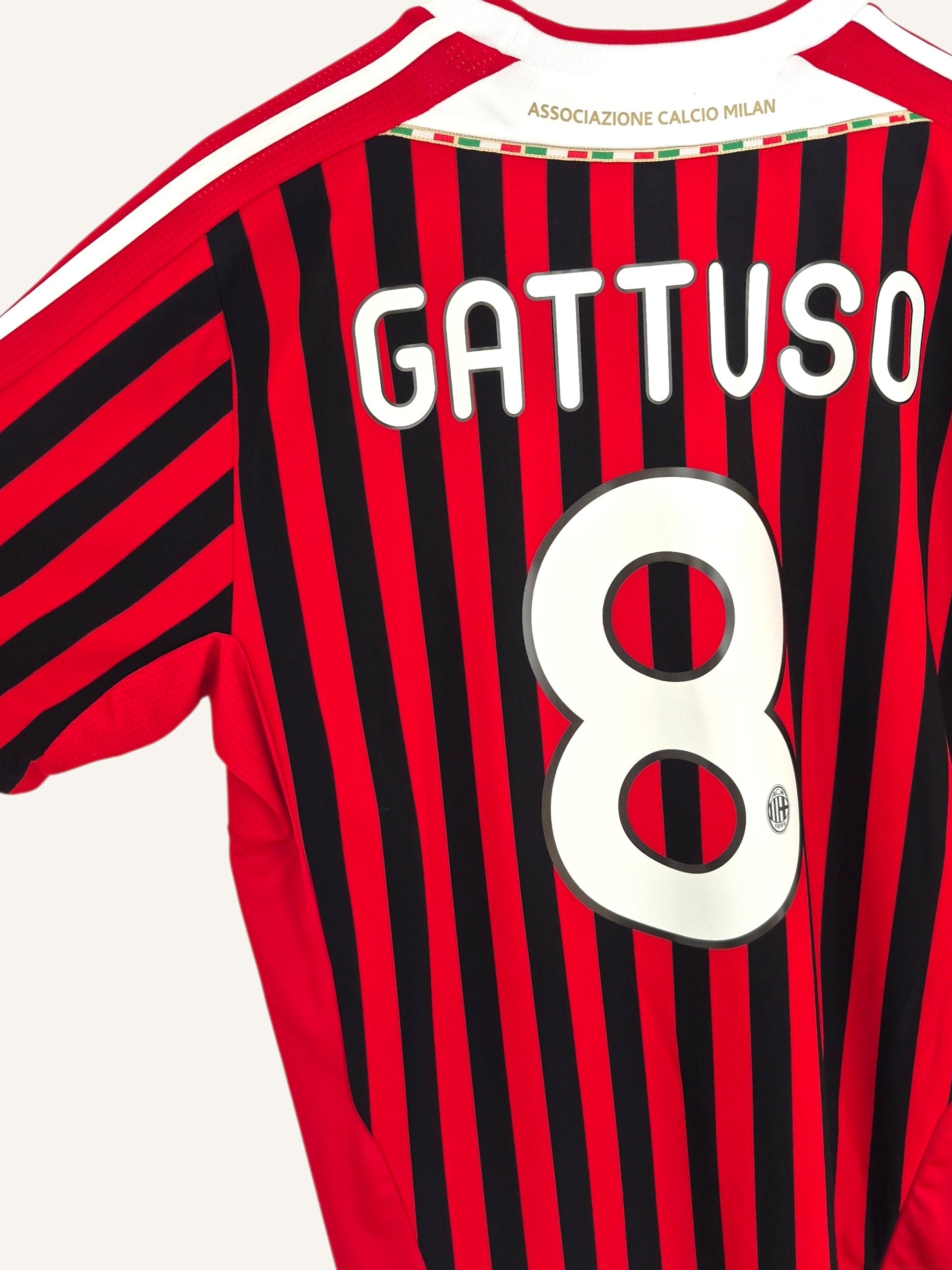 AC Milan 2011-2012 Gattuso Home Shirt (L)