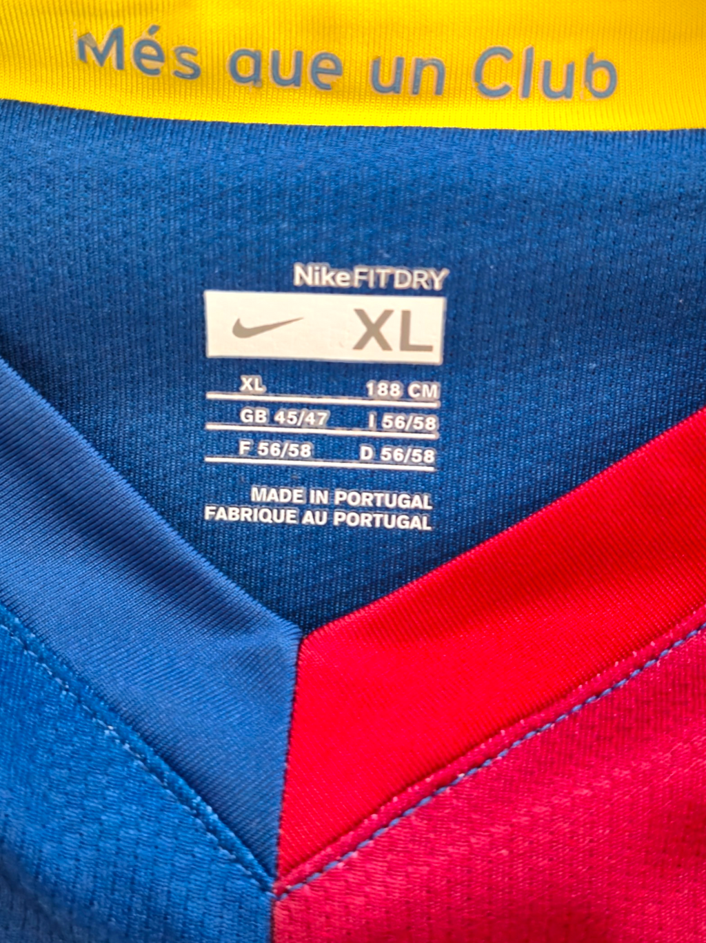 FC Barcelona 2006-2007 Ronaldinho Home Shirt (XL)