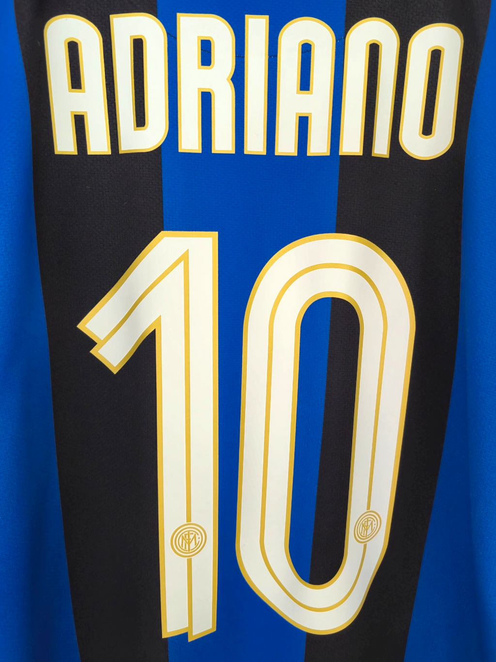 Inter Milan 2008-2009 Adriano Home Shirt (XL)