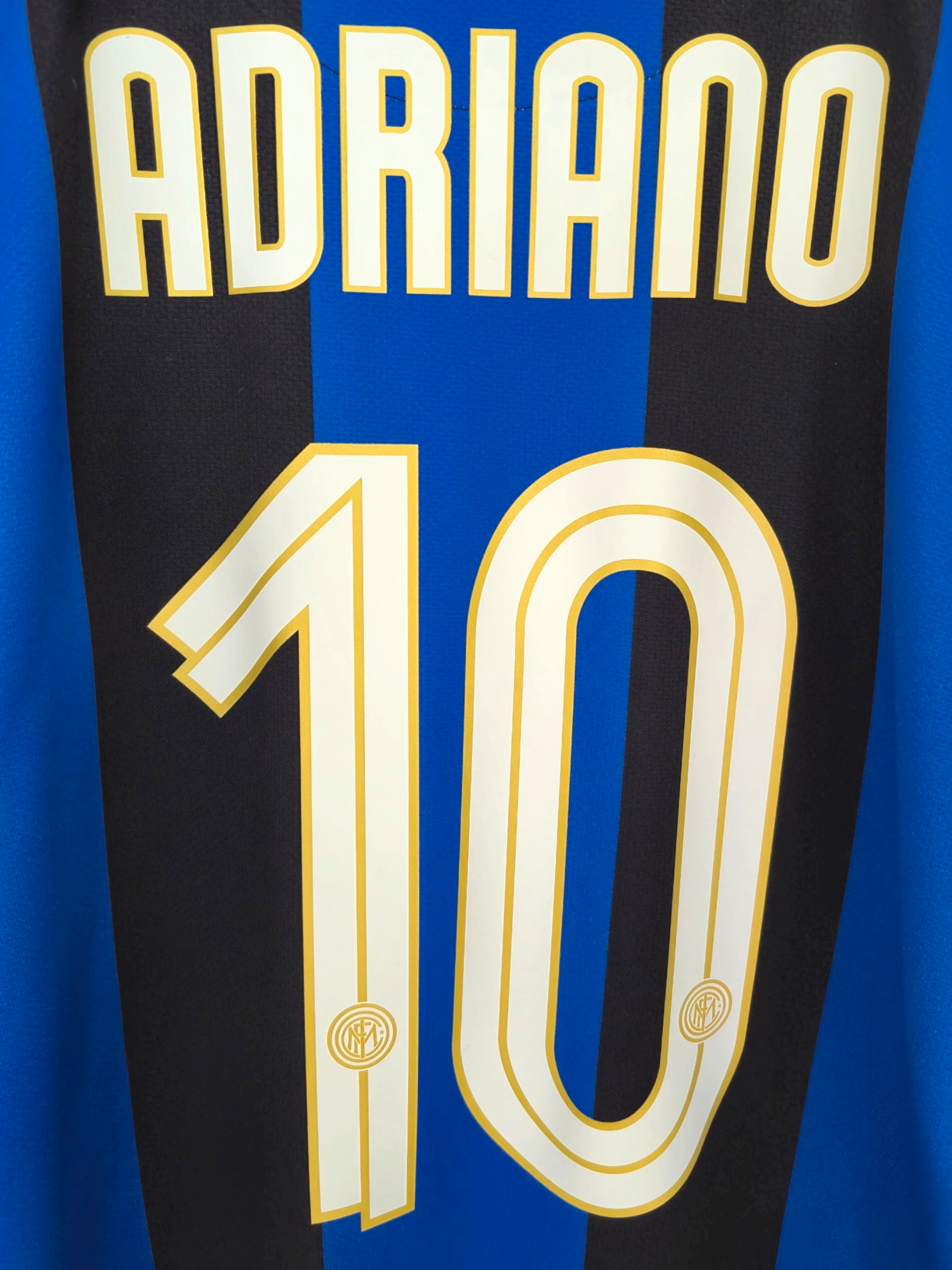 Inter Milan 2008-2009 Adriano Home Shirt (XL)