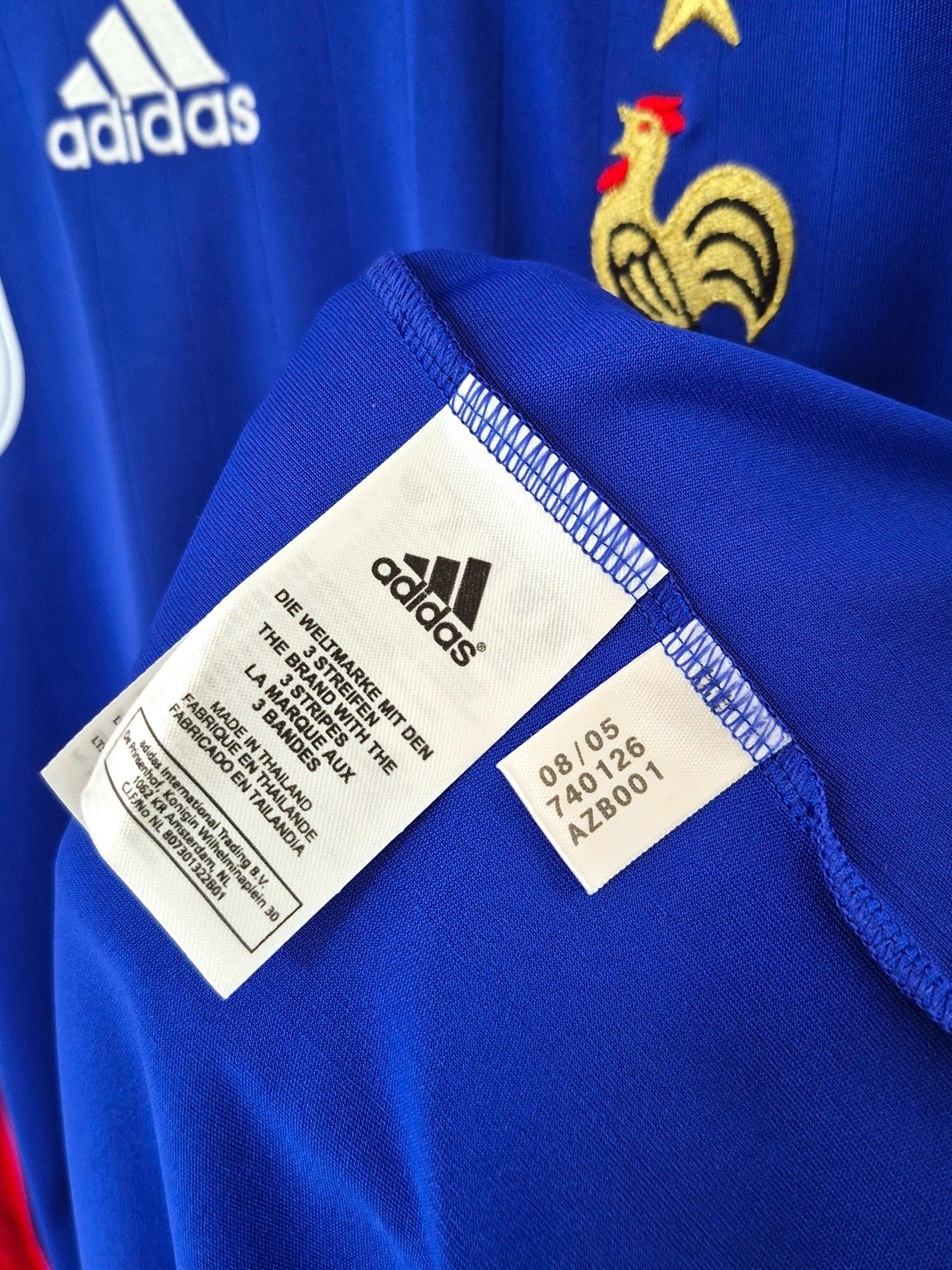 France World Cup 2006 Zudane Home Shirt (XL)