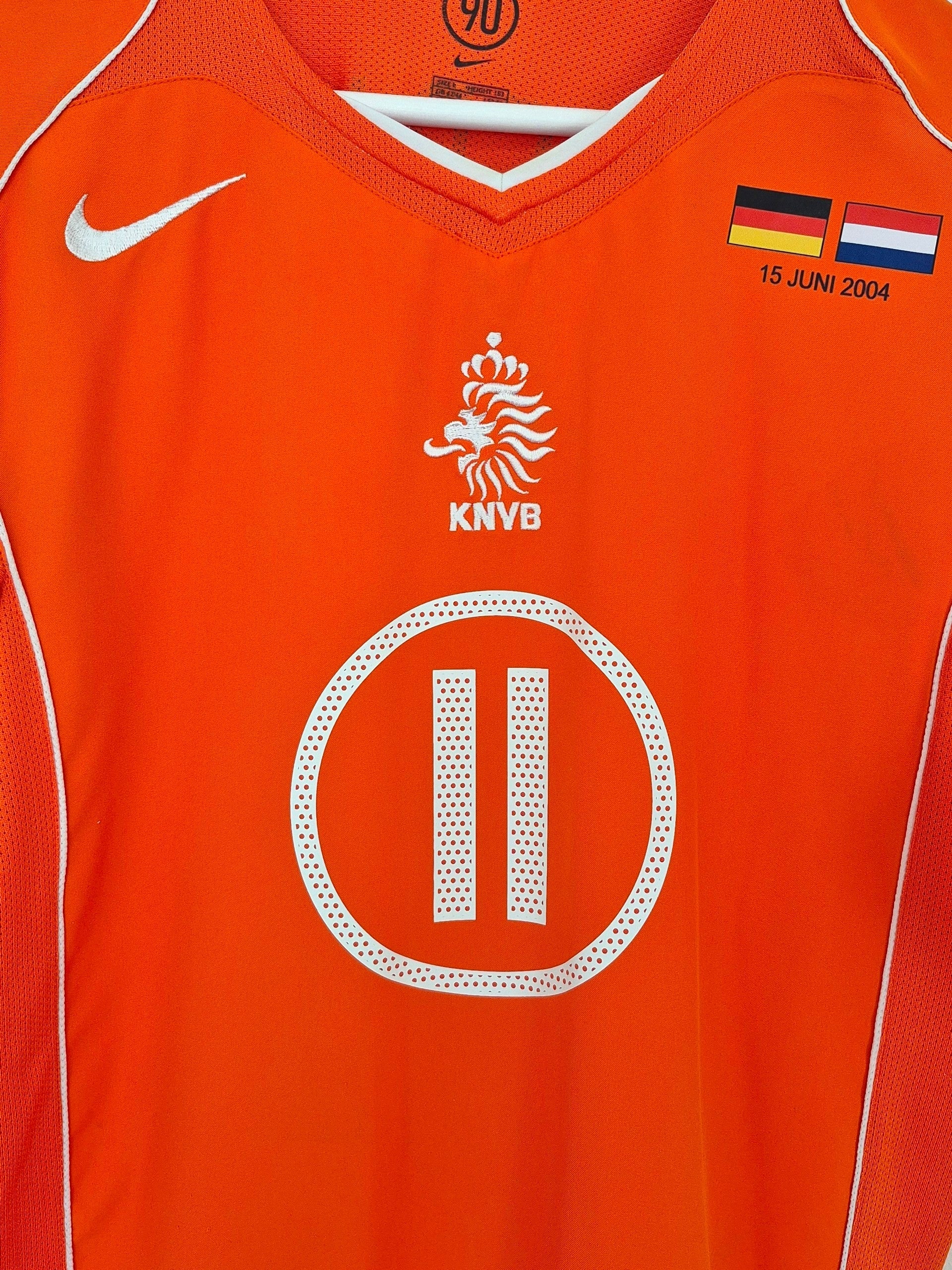 Netherlands Euro 2004 Van der Vaart Home Shirt (L)