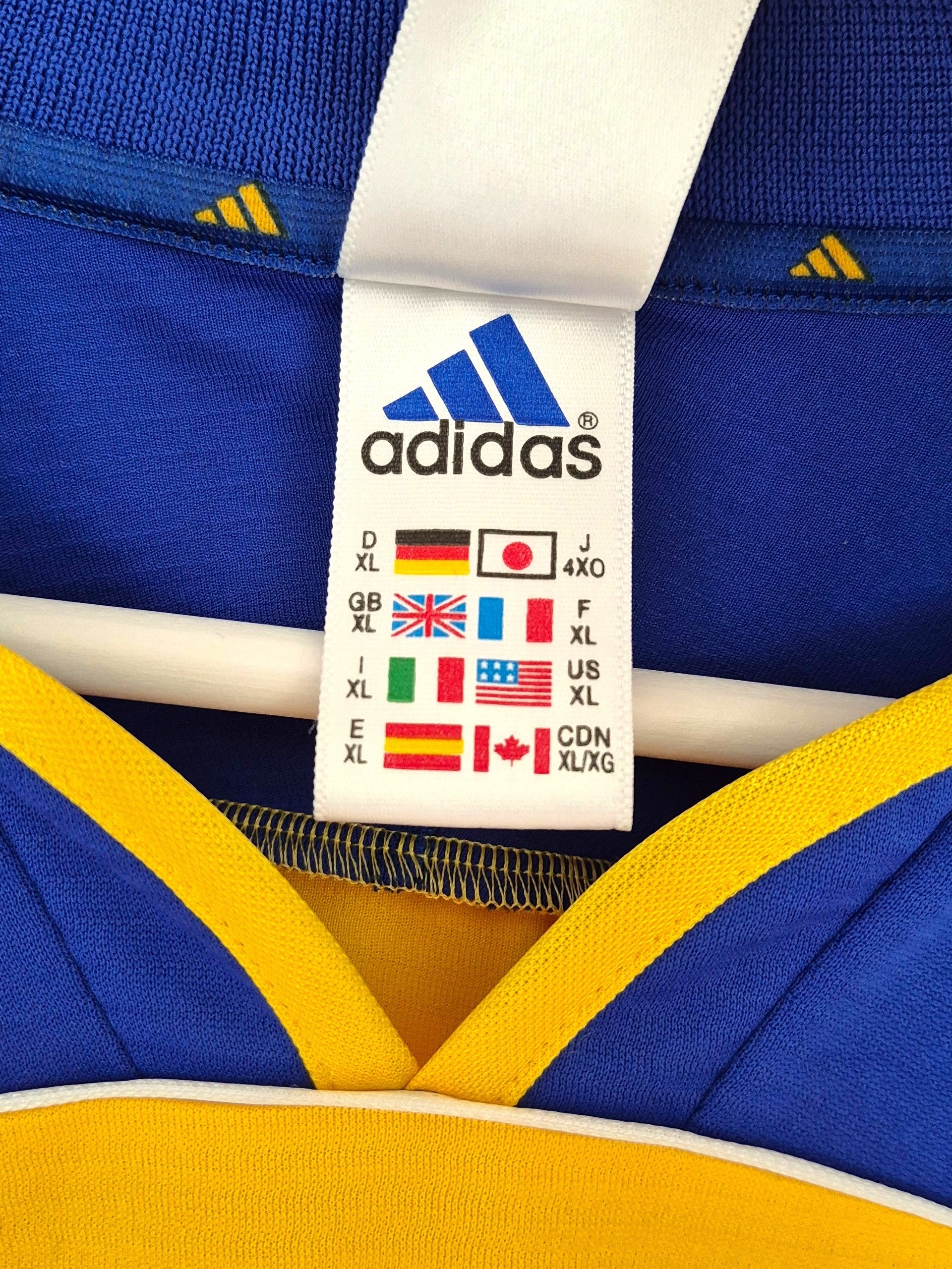 Sweden 2000-2002 Larsson Euro  Home Shirt (XL)