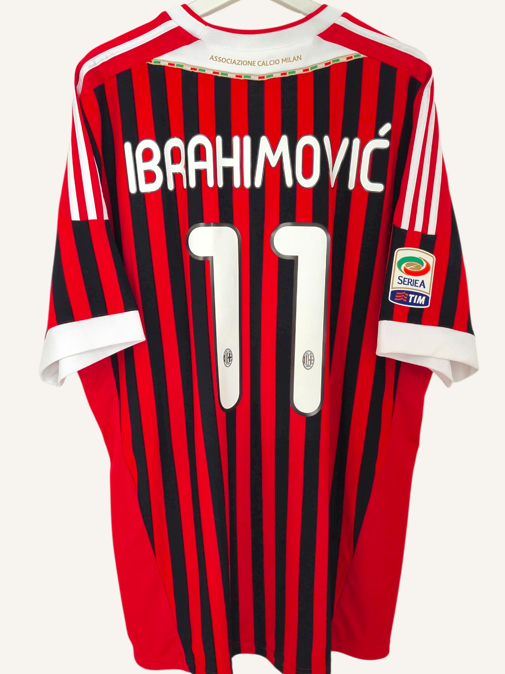 AC Milan 2011-2012 Ibrahimovic Home Shirt (XXL)