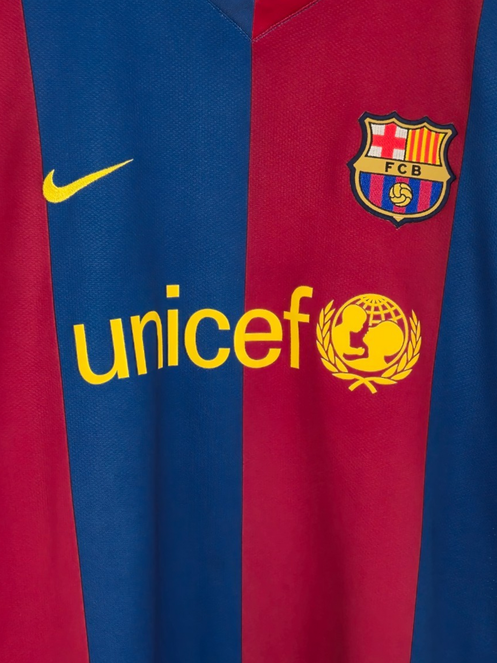FC Barcelona 2006-2007 Ronaldinho Home Shirt (XL)