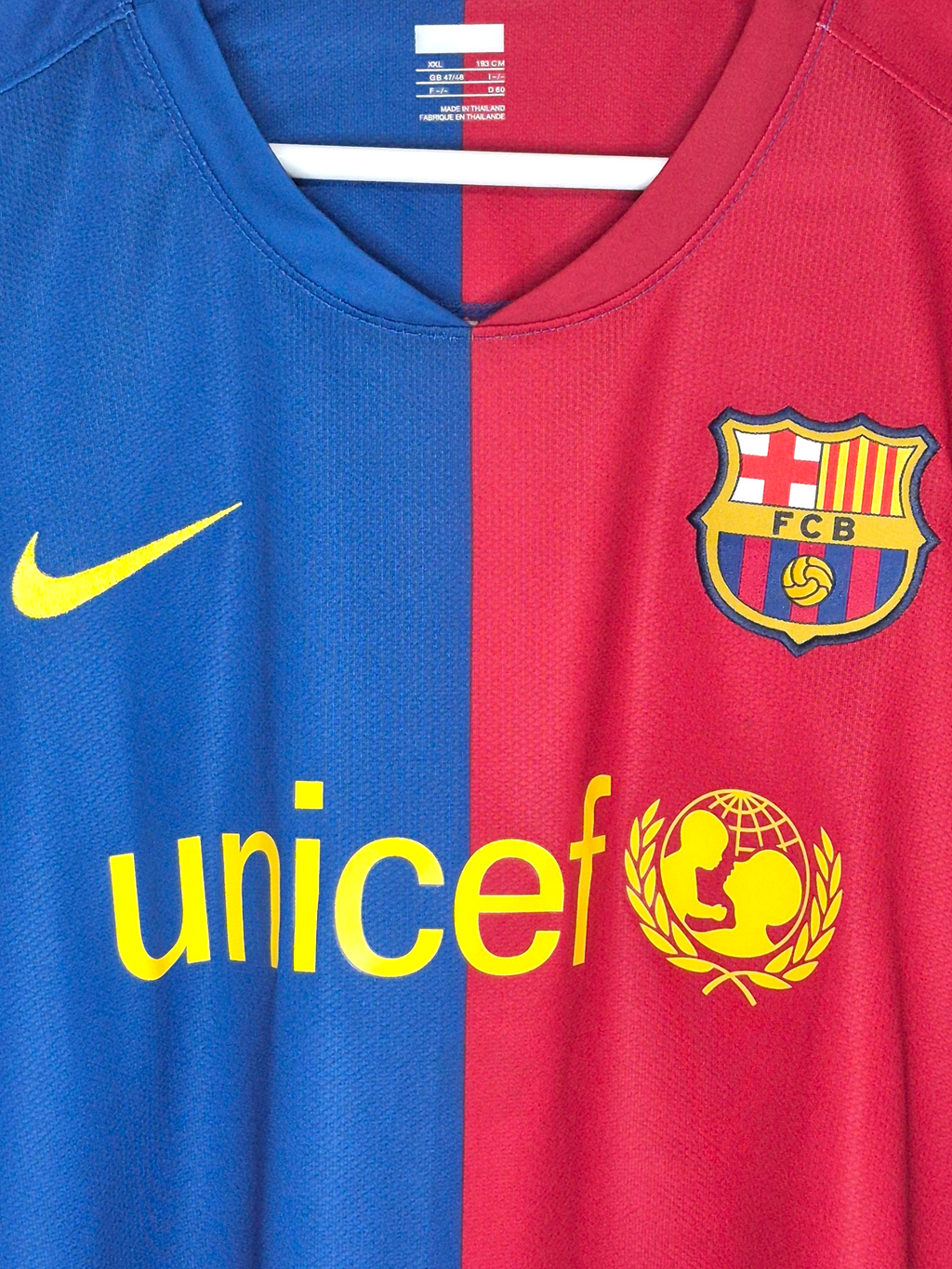 FC Barcelona 2008-2009 Messi PLAYER ISSUE Home Shirt (XL/XXL)
