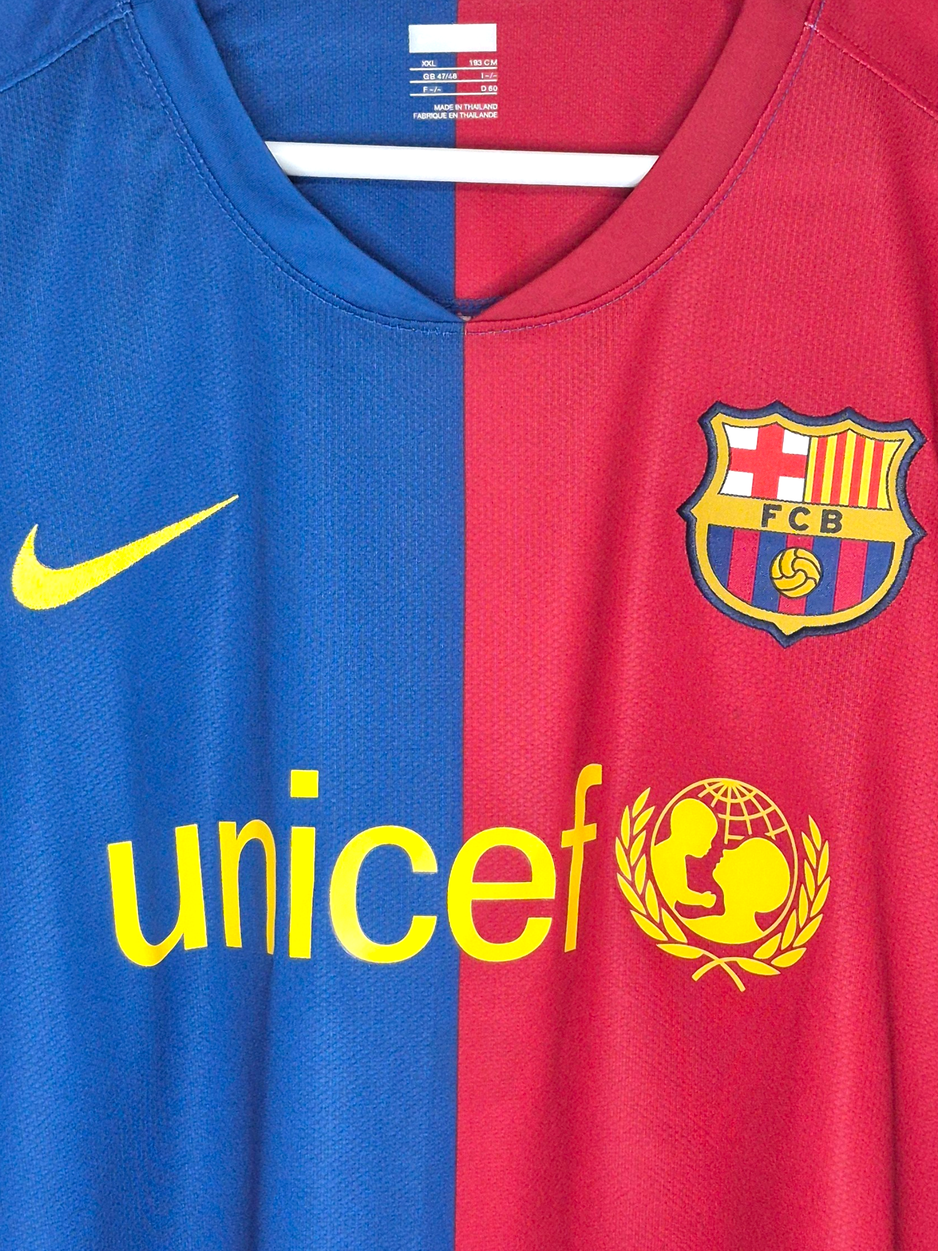 FC Barcelona 2008-2009 Messi PLAYER ISSUE Home Shirt (XL/XXL)