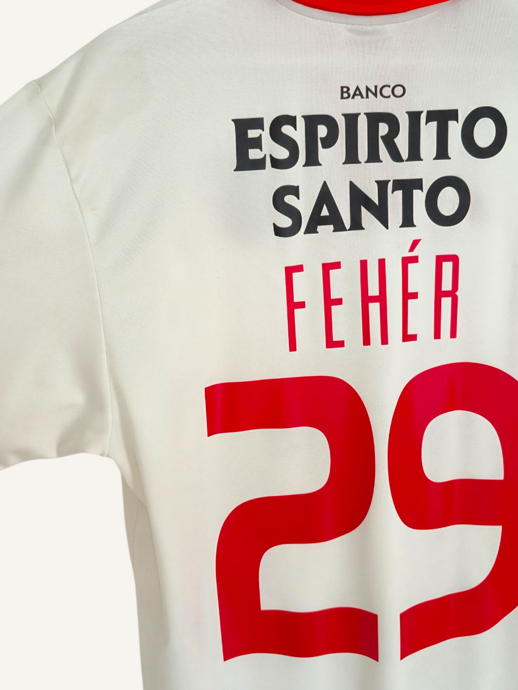 Benfica Lisbon 2003-2004 Fehér Anniversary Away Shirt (L)