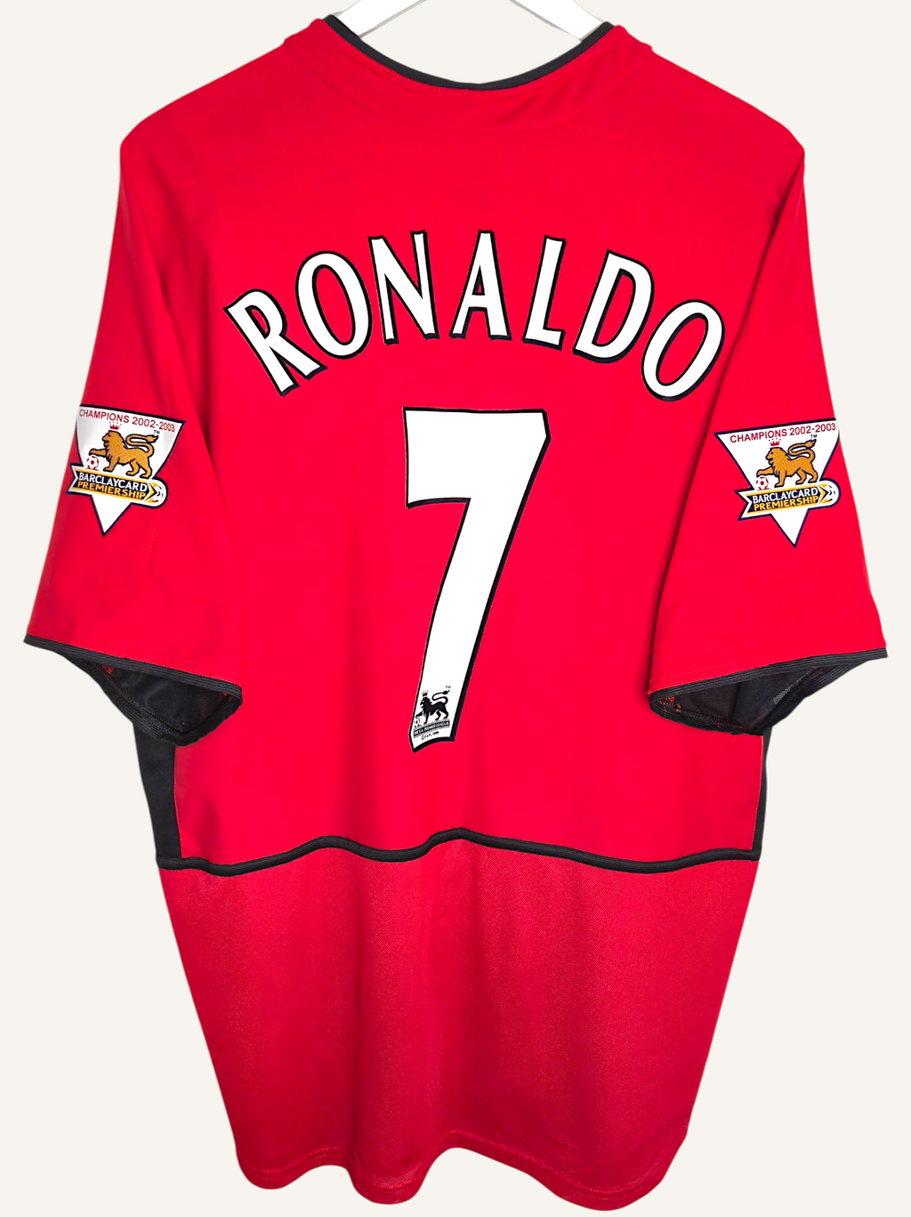 Manchester United FC 2002-2004 Ronaldo Home Shirt (XL)