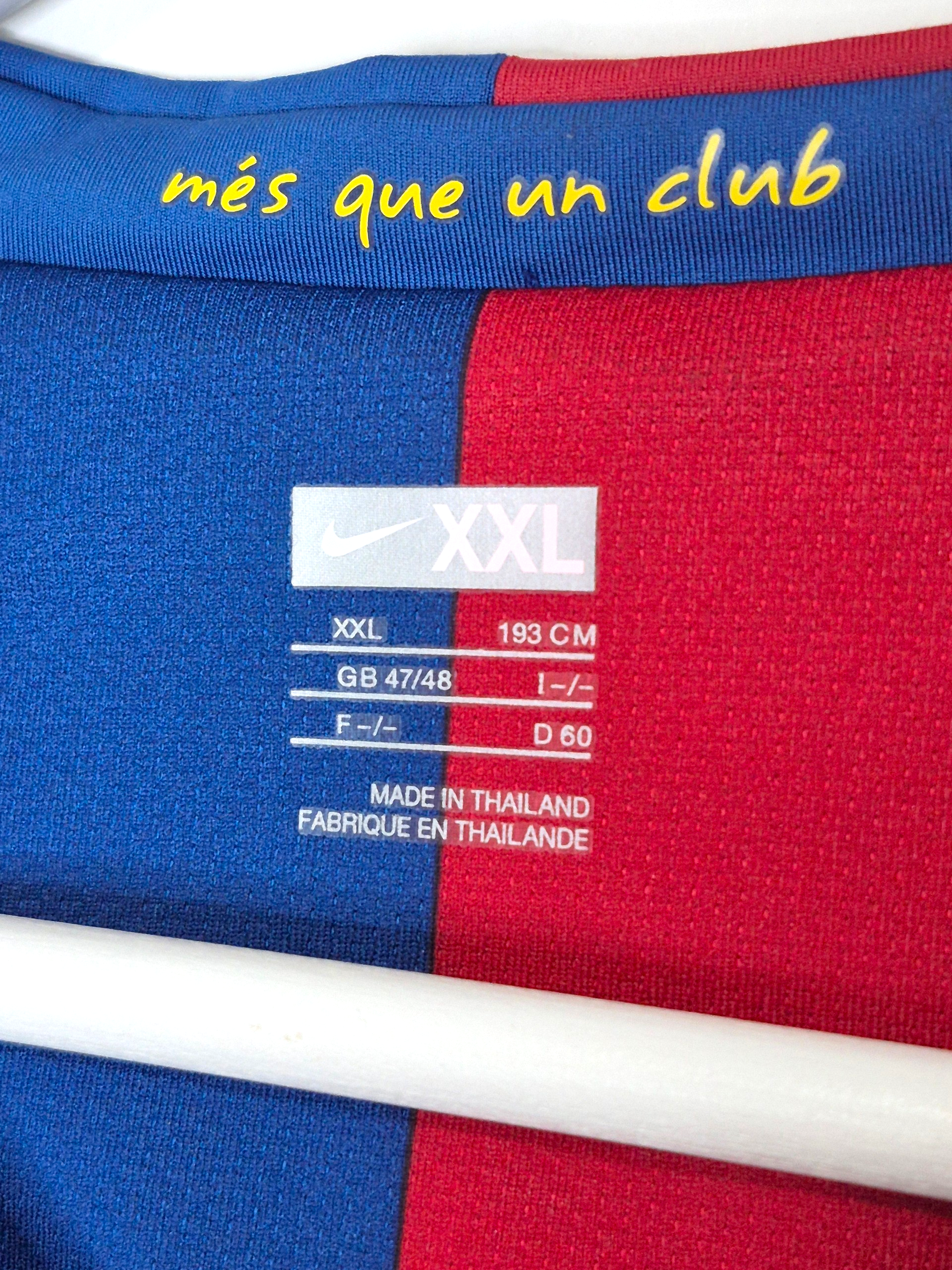 FC Barcelona 2008-2009 Messi PLAYER ISSUE Home Shirt (XL/XXL)