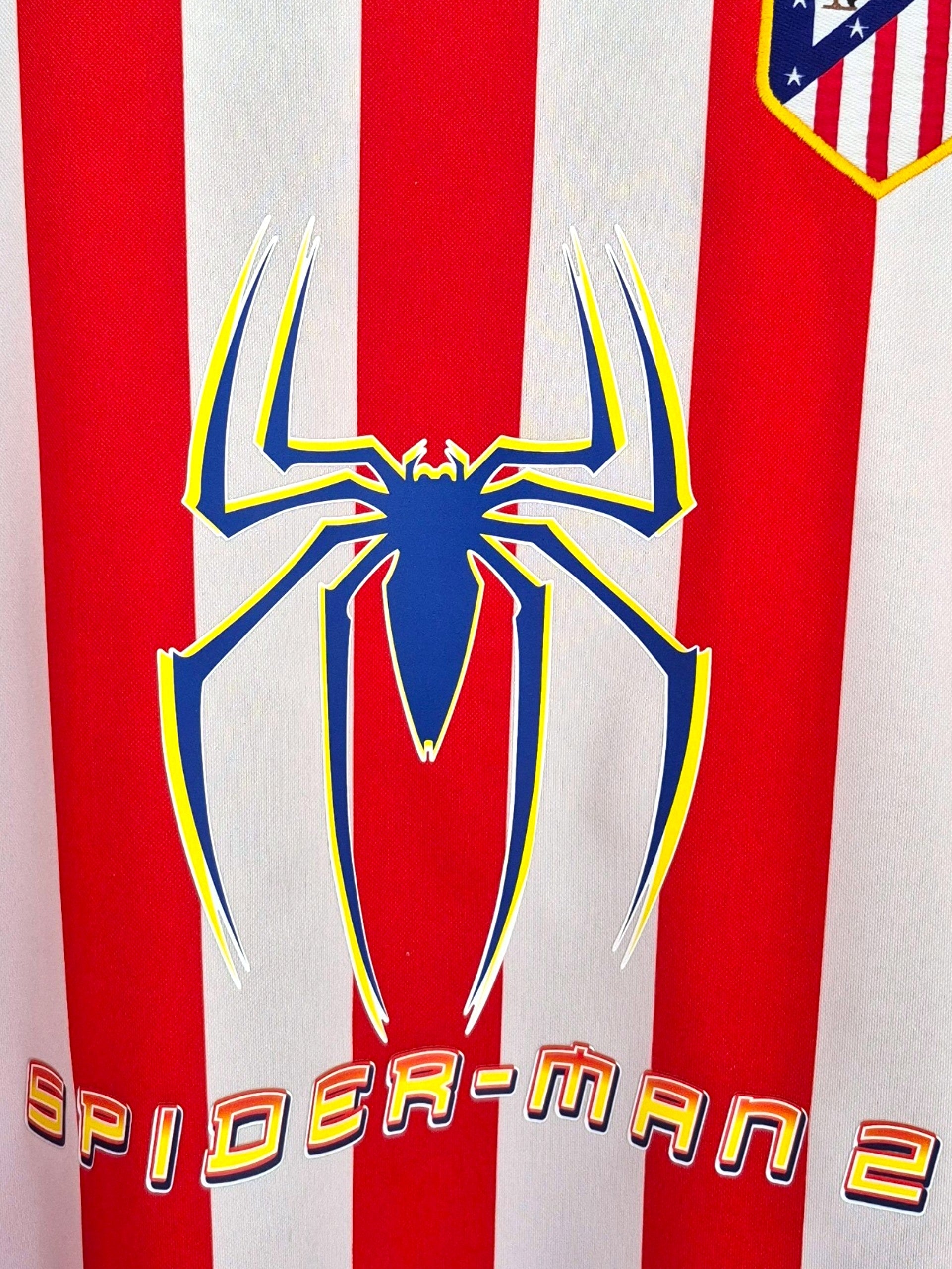 Atletico Madrid 2004-2005 Torres Home Shirt Spider-Man 2 (M)