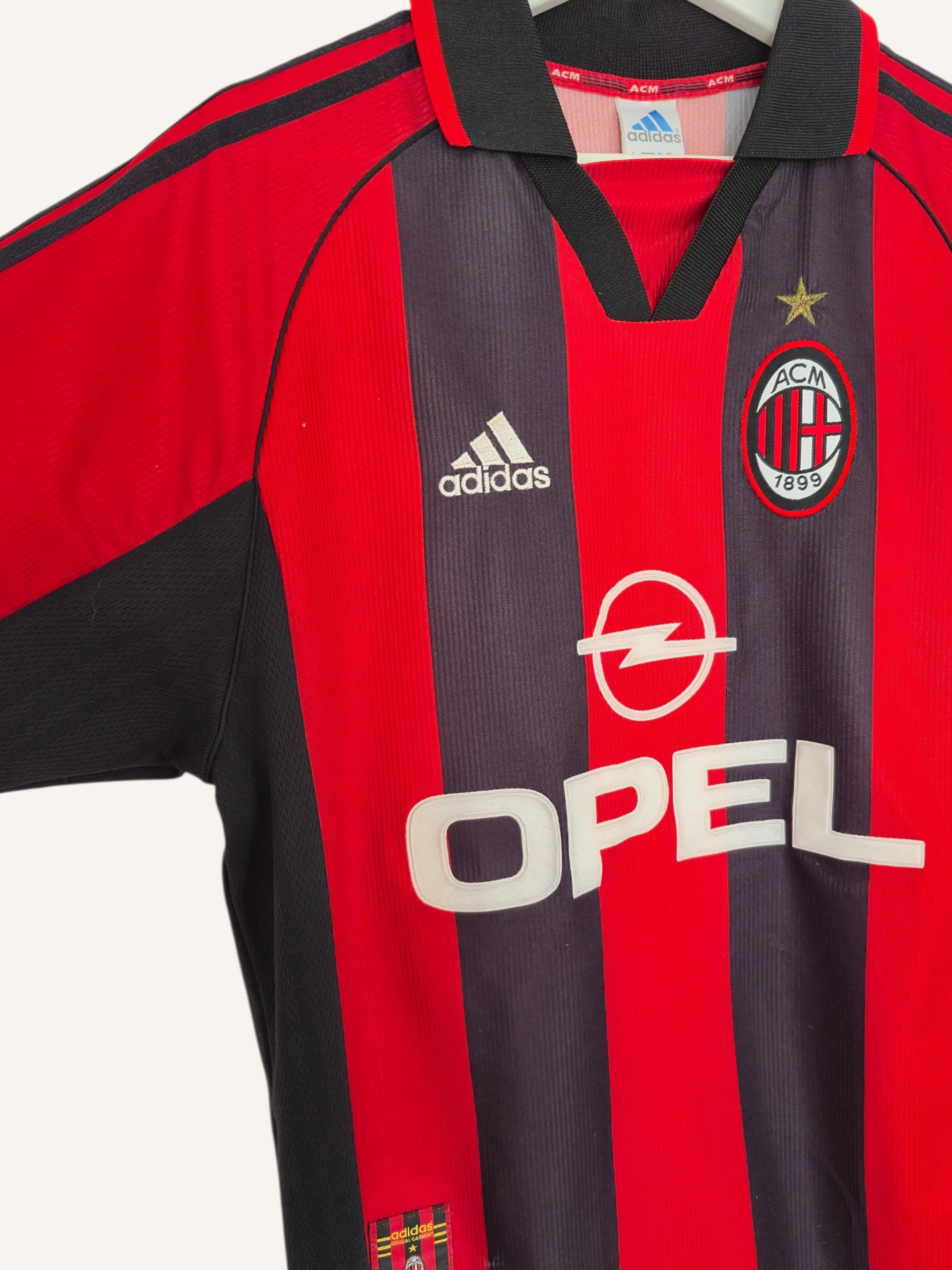 AC Milan 1998-2000 Shevchenko Home Shirt (M)