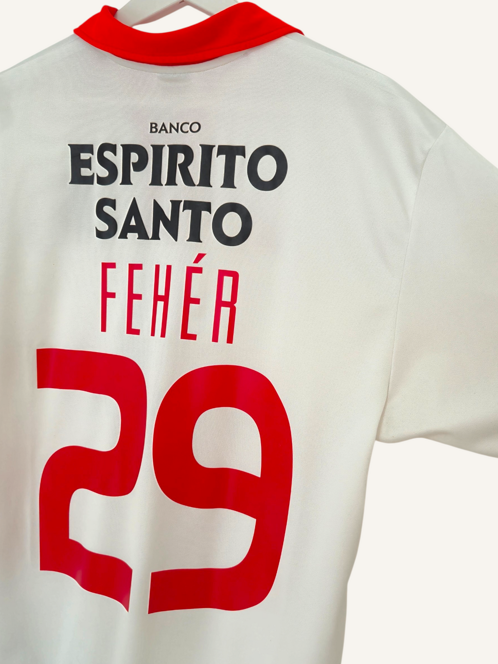 Benfica Lisbon 2003-2004 Fehér Anniversary Away Shirt (L)