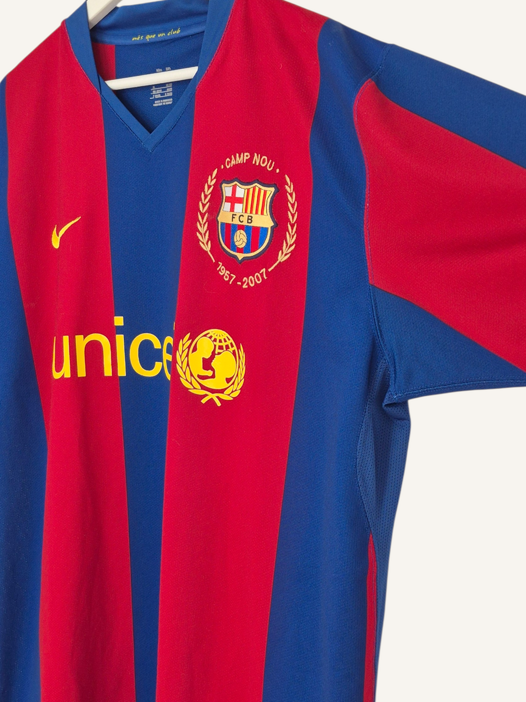 FC Barcelona 2007-2008 Messi Anniversary Home Shirt (XL)