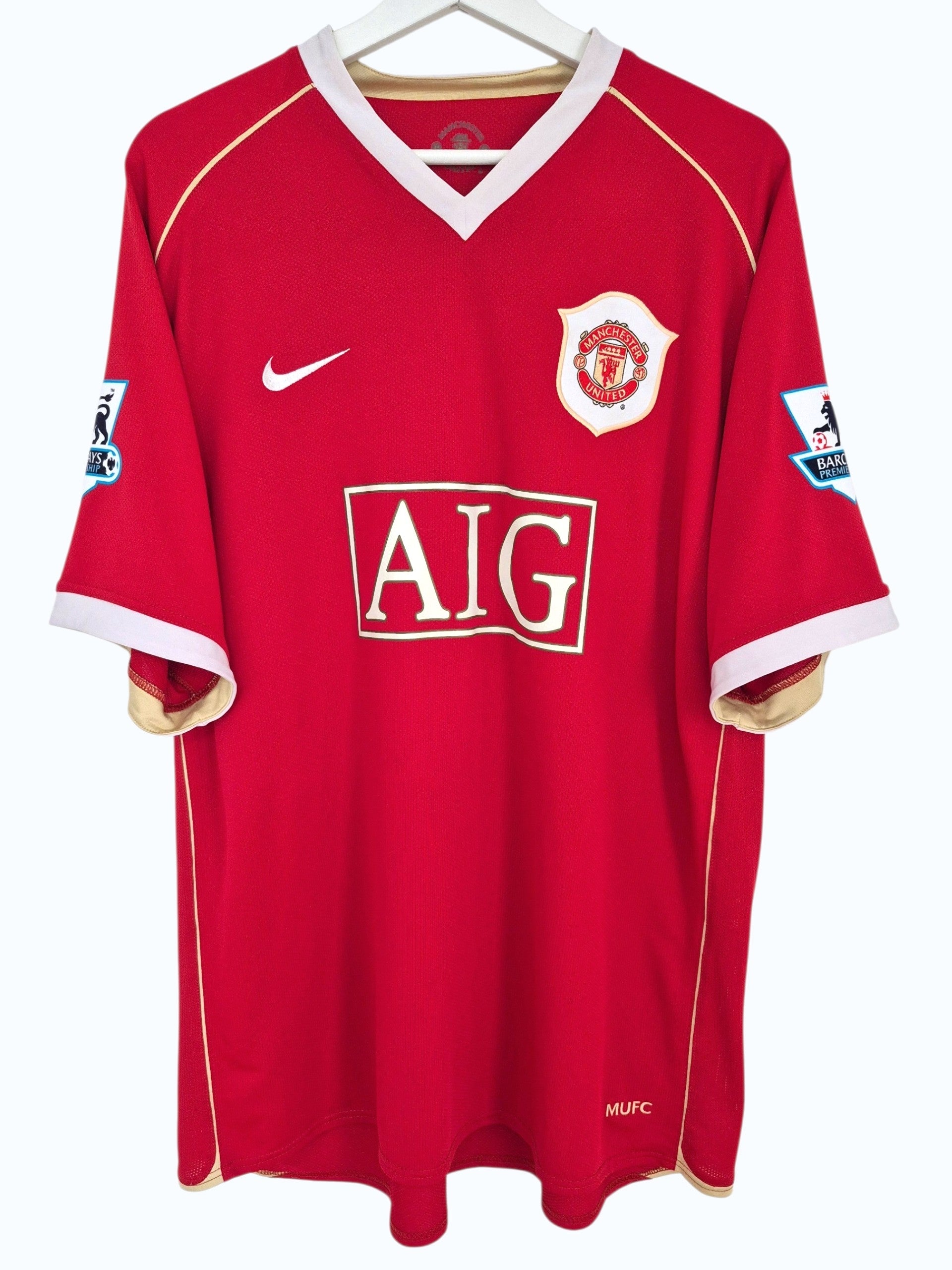 Manchester United 2006-2007 Ronaldo Home Shirt (XXL)