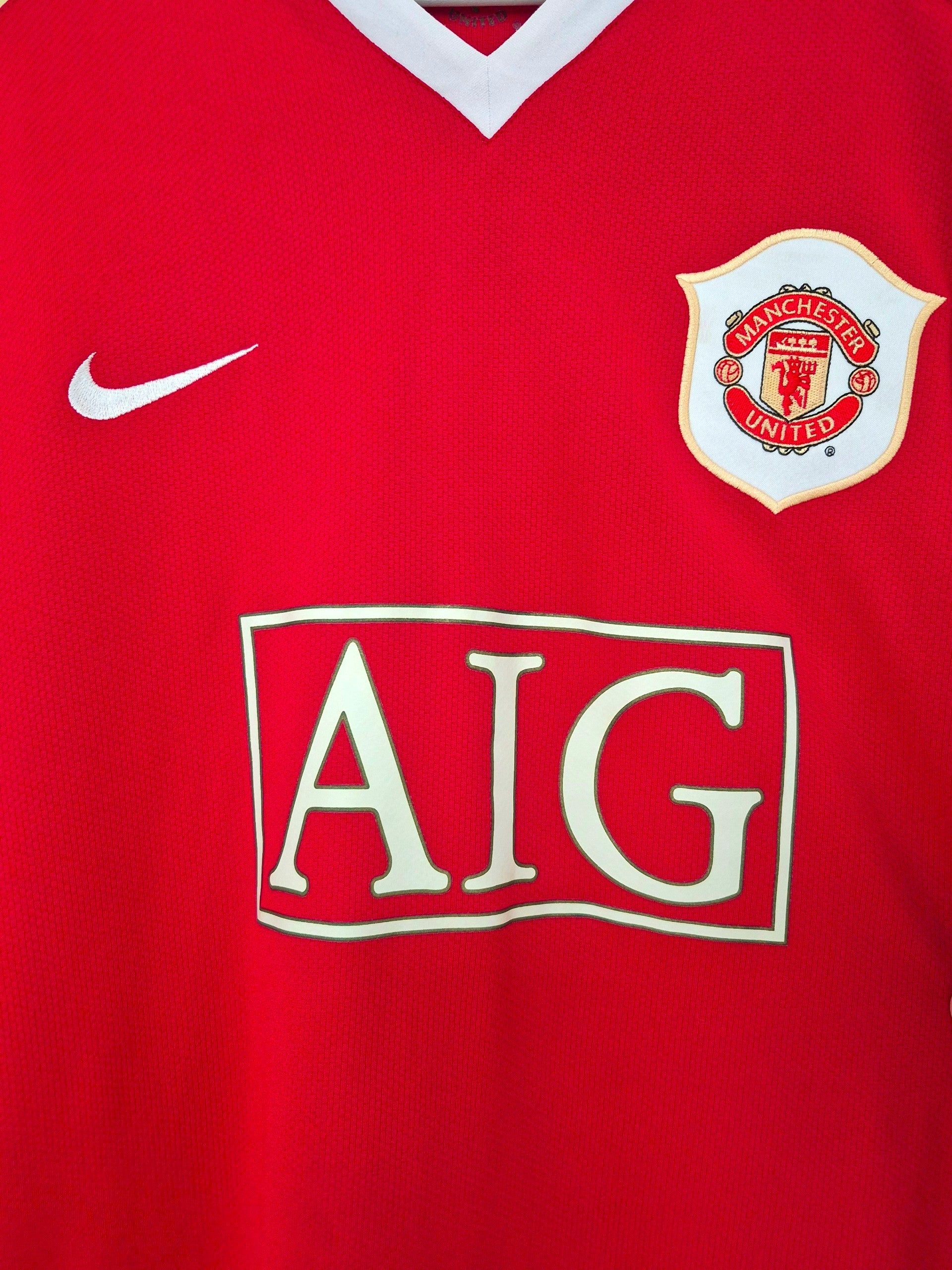 Manchester United 2006-2007 Ronaldo Home Shirt (XXL)